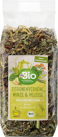 Kräuterteemischung lose Zitronenverbene, Minze & Melisse dmBio