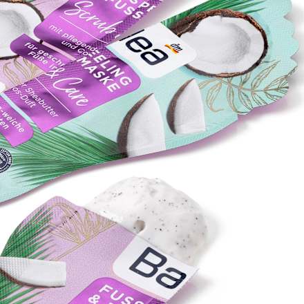 Peeling i maska do stóp, 2x10ml Balea