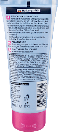 Fuß-Creme mit 10% Urea Balea