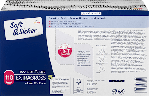 Taschentücher Box Soft&Sicher