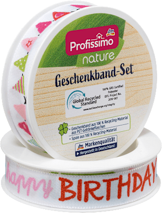 Zestaw wstążek dekoracyjnych Happy Birthday Profissimo