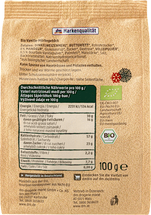 Feine Vanille-Kipferl dmBio