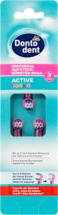 Universal-Aufsteckbürsten Active Young sortiert Dontodent