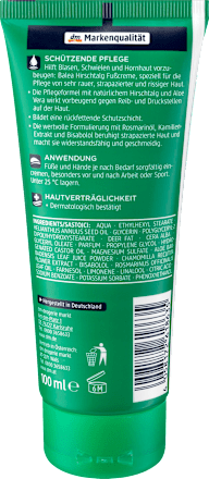 Fußcreme Hirschtalg Balea