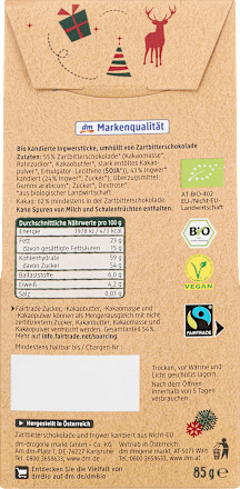 Ingwer in Zartbitterschokolade dmBio