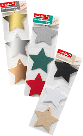 Geschenkanhänger Stern  Profissimo