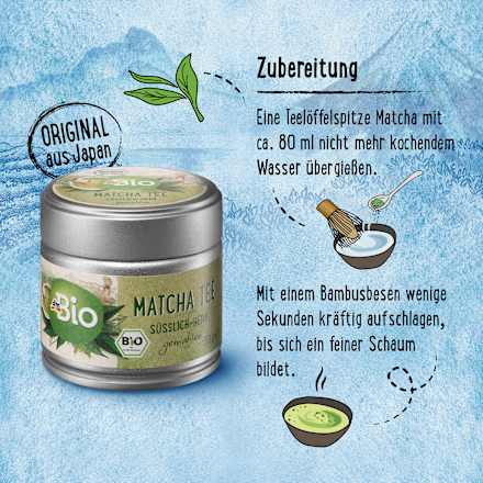Grüner Tee Matcha gemahlen dmBio
