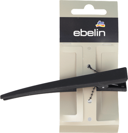 Sponka za lase - dolga, črna ebelin