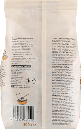 Knuspermüsli Kerne & Saaten Granola dmBio