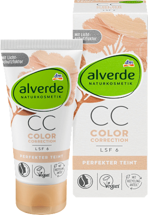  CC Creme Perfekter Teint, LSF6 alverde NATURKOSMETIK