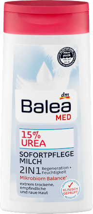 2in1 Bodylotion Sofortpflegemilch Urea Balea med