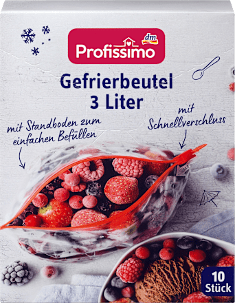 Gefrierbeutel 3 l mit Schnellverschluss Profissimo