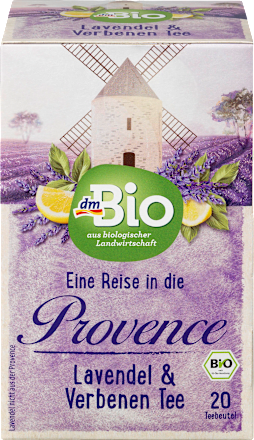 bio bylinný čaj levandule & verbena  dmBio