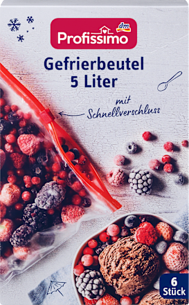 uzavíratelné sáčky do mrazničky 5 L Profissimo