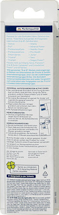 Aufsteckbürsten Universal Active Young Blau Dontodent