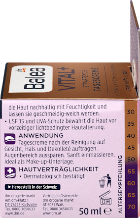 Gesichtscreme Vital+ Straffend Balea