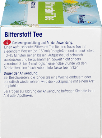 Arzneitee, Bitterstoff Tee (12 Beutel) Mivolis