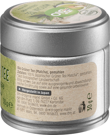 Grüner Tee Matcha gemahlen dmBio