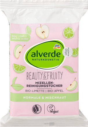 Abschminktücher Beauty&Fruity  alverde NATURKOSMETIK