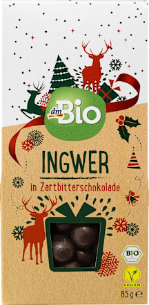 Ingwer in Zartbitterschokolade dmBio