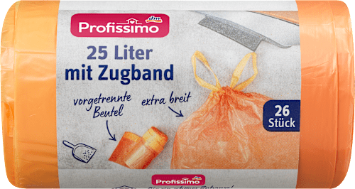 Müllbeutel 25 l mit Zugband Profissimo