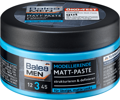 Styling Creme Modellierende Matt-Paste Balea MEN