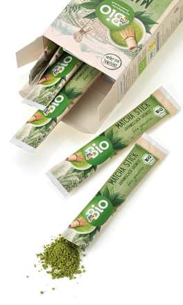 Japanischer Grüner Tee, Matcha Sticks (10 x 2g) dmBio