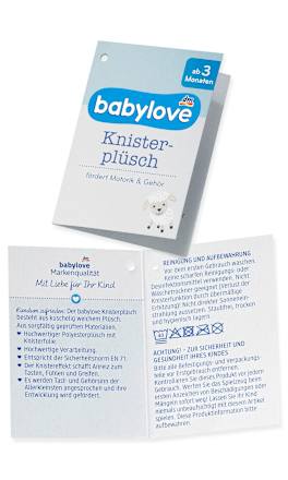 Knisterplüsch Monster babylove