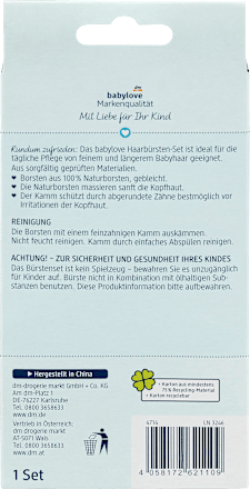 Bürstenset Schwan babylove