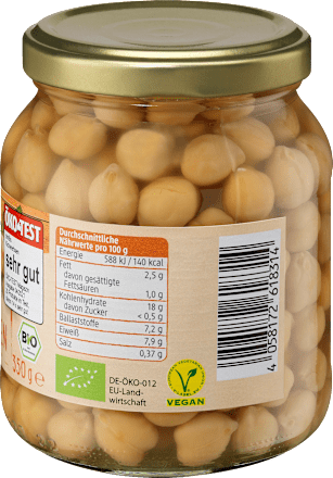 Ciecierzyca w zalewie, masa netto 350 g, masa po odcieku dmBio