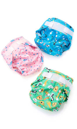 Stoffwindel-Set Blümchen babylove