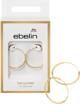 Kolczyki koła w kolorze złota ebelin