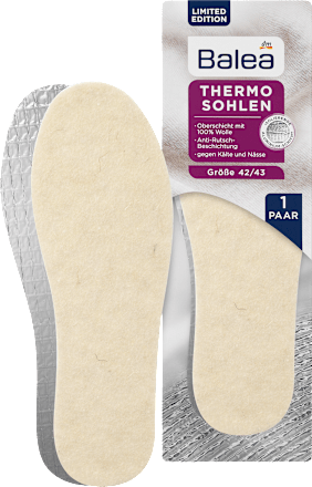 Thermosohlen Gr. 42-43 (1 Paar) Balea