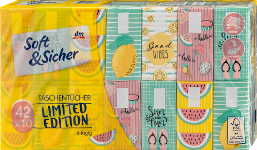Hygienické vreckovky Limited Edition 42x10 Soft&Sicher