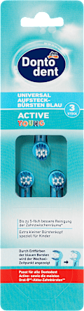 Universal-Aufsteckbürsten Active Young sortiert Dontodent