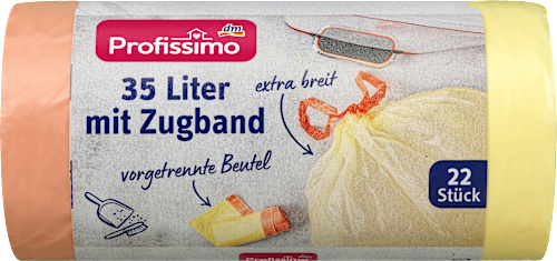 Müllbeutel 35 l mit Zugband Profissimo