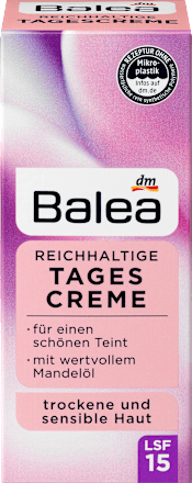 Tagescreme Reichhaltig LSF15 Balea
