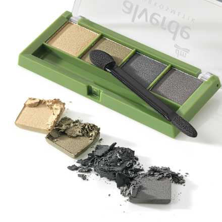 Lidschatten Palette 85 Galactic Green alverde NATURKOSMETIK