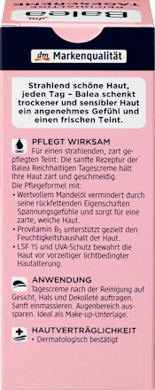 Tagescreme Reichhaltig LSF15 Balea