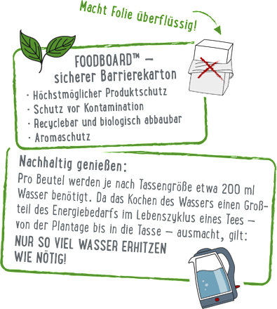 Herbatka czekoladowy czaj Podróż do Orientu, łupiny kakaowca, imbir & cynamon (20 x 2 g) dmBio