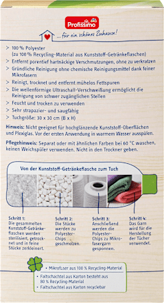 nature Recycling-Mikrofasertücher Profissimo