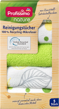 nature Recycling-Mikrofasertücher Profissimo