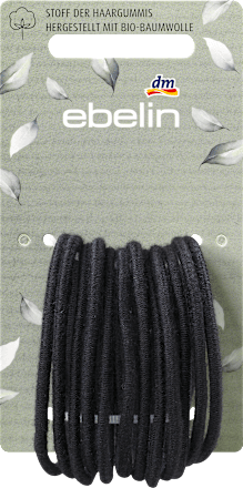 Haargummis - Stoff hergestellt mit Bio-Baumwolle ebelin