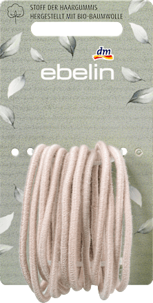 Haargummis - Stoff hergestellt mit Bio-Baumwolle ebelin