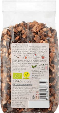 Früchtetee-Mischung Cranberry & Erdbeere, lose dmBio