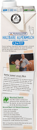 Mleko alpejskie UHT 1,5% dmBio