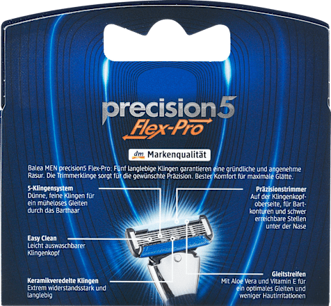 Rasierklingen, Precision5 Flex-Pro Balea MEN