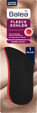 Einlegesohlen Fleece, Gr. 40/41 (1 Paar) Balea