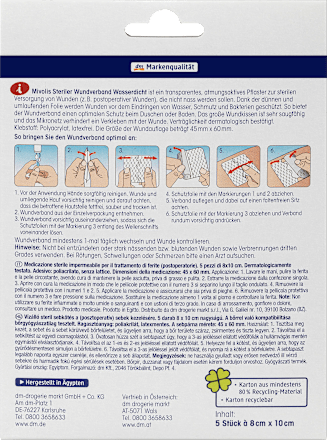 Steriler Wundverband Wasserdicht Mivolis