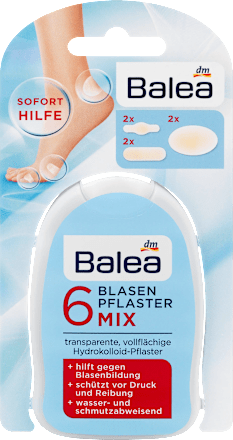 Plastry na pęcherze na stopach, mix Balea